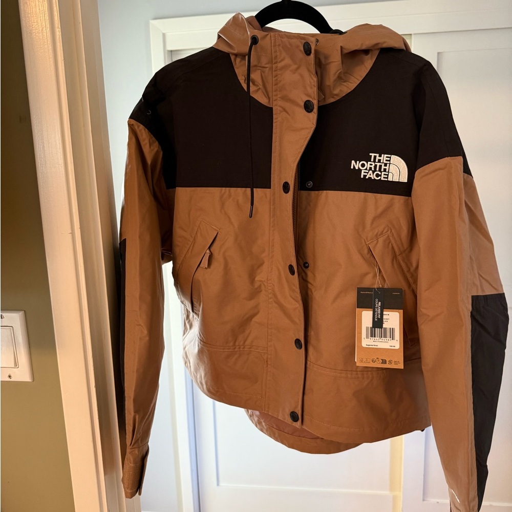 The North Face Tan Jacket with Black Accents